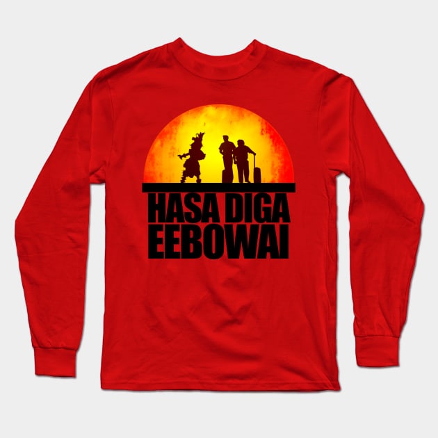 Hasa Diga Eebowai Long Sleeve T-Shirt by Thistle997